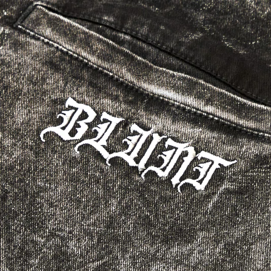 Calça Blunt Cationizada Rust Sarja Preto Estonado