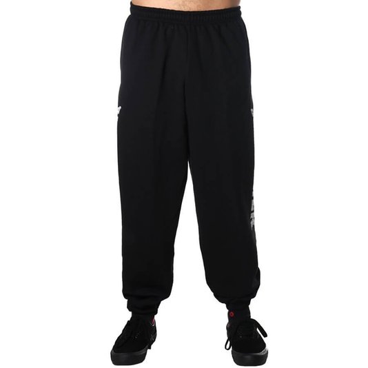 Calça de Moletom Thrasher Skull Preto/Branco