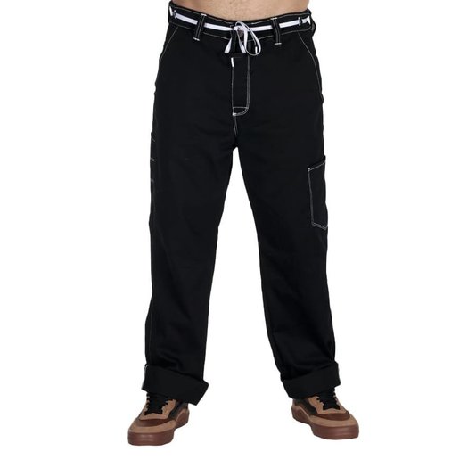 Calca Hocks Baggy Reta Preto