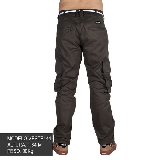 Calça Hocks Central Cargo Verde Militar