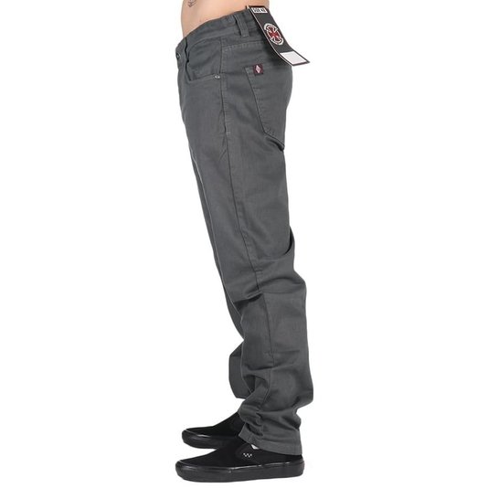 Calça Independent Reat Confort Grind Sarja Chumbo