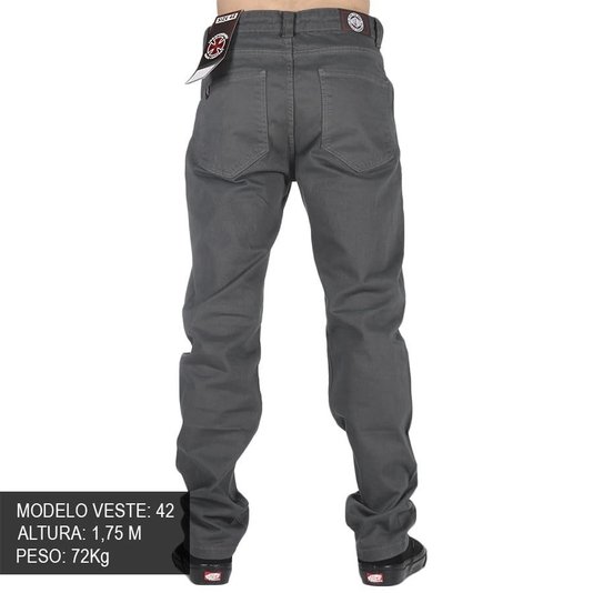 Calça Independent Reat Confort Grind Sarja Chumbo