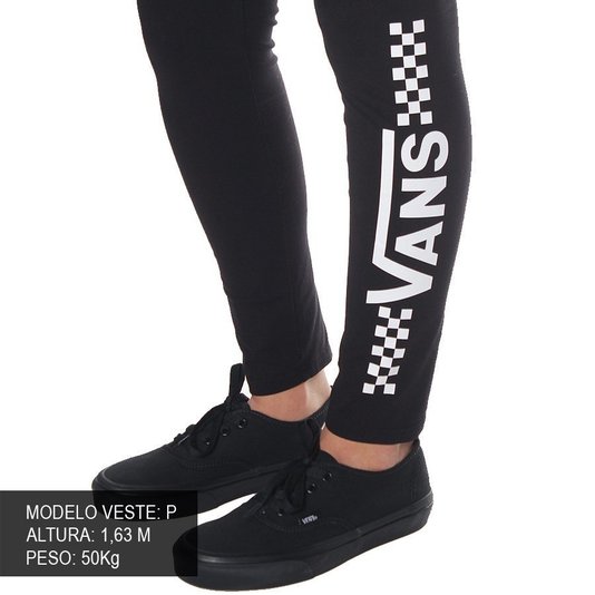 Calça Legging Vans Fun Times Preto/Branco