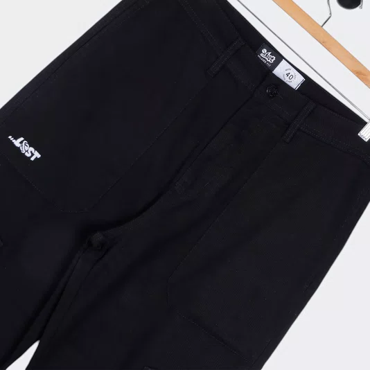 Calça Lost Sarja Skate Preto