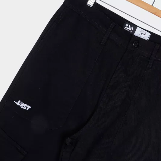 Calça Lost Sarja Skate Preto