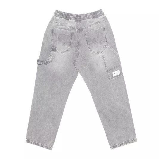 Calça Lrg Jeans Bad Gray Cinza