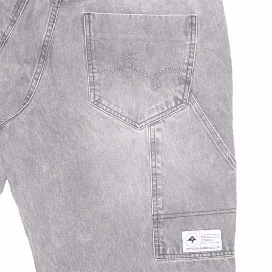 Calça Lrg Jeans Bad Gray Cinza