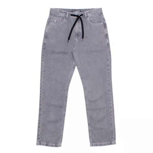 Calça Lrg Jeans Denim Robust Cinza