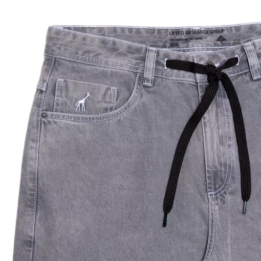 Calça Lrg Jeans Denim Robust Cinza