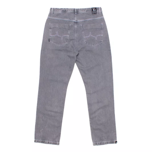 Calça Lrg Jeans Denim Robust Cinza
