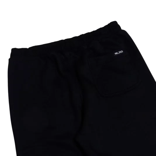 Calça Lrg Moletom Western Script Preto