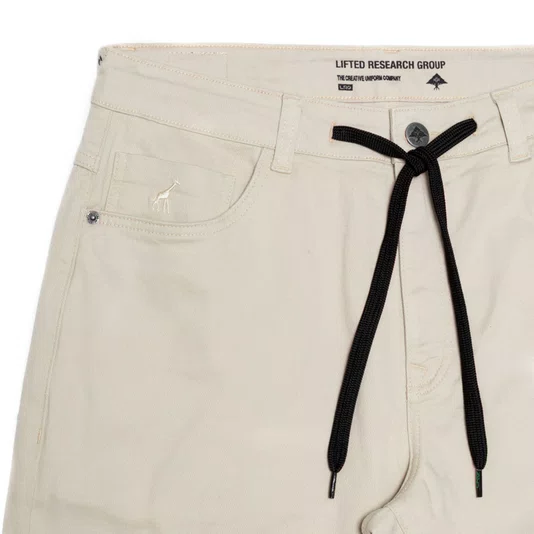 Calca Lrg Sarja Twill 47 Areia