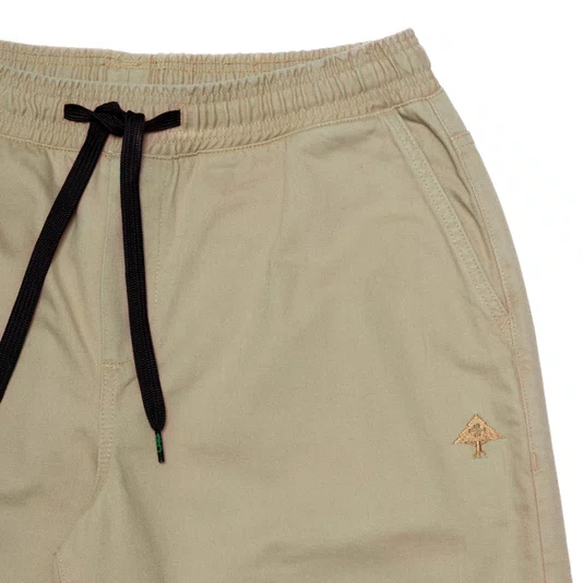 Calça Lrg Sarja Twill Lifted Caqui
