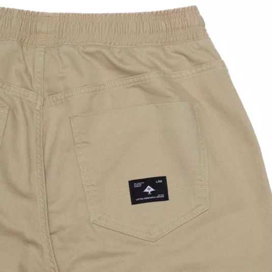Calça Lrg Sarja Twill Lifted Caqui