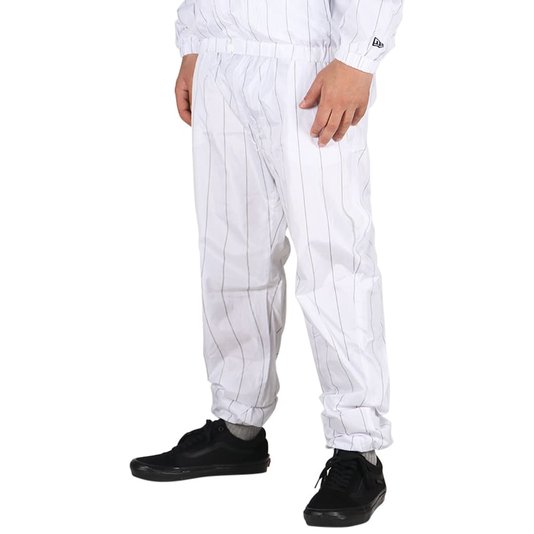 Calça New Era Core Stripe New York Yankees  Branco/Cinza