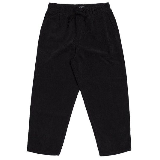Calça Plano C. Cotelê Com Elástico Preto