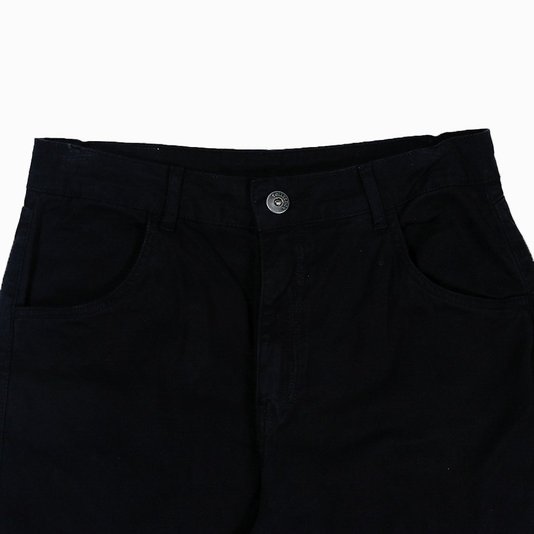 Calça Rock City Army Cargo Sarja Feminino Preto