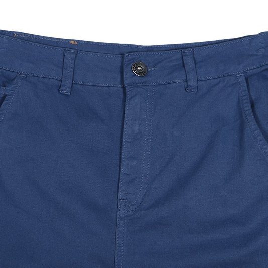 Calça Rock City Chino Feminino Azul