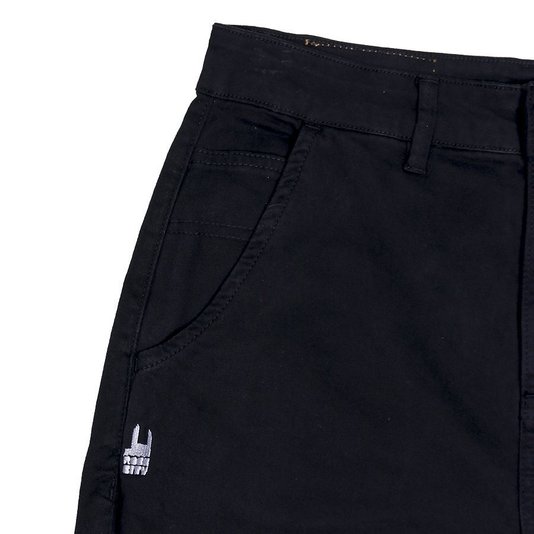 Calça Rock City Chino Feminino Preto