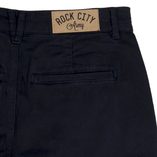Calça Rock City Chino Feminino Preto