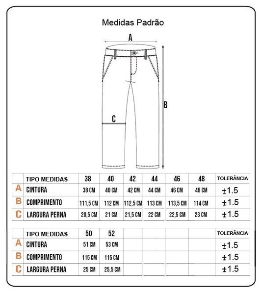 Calça Rock City Premium Azul Marinho