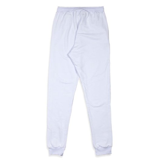 Calça Thrasher Skategoat Jogger Moletinho Feminina Branco