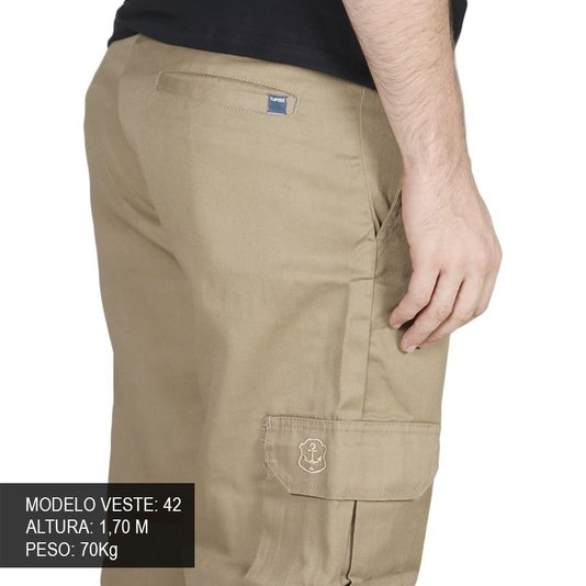 Calça Tupode Cargo Caqui
