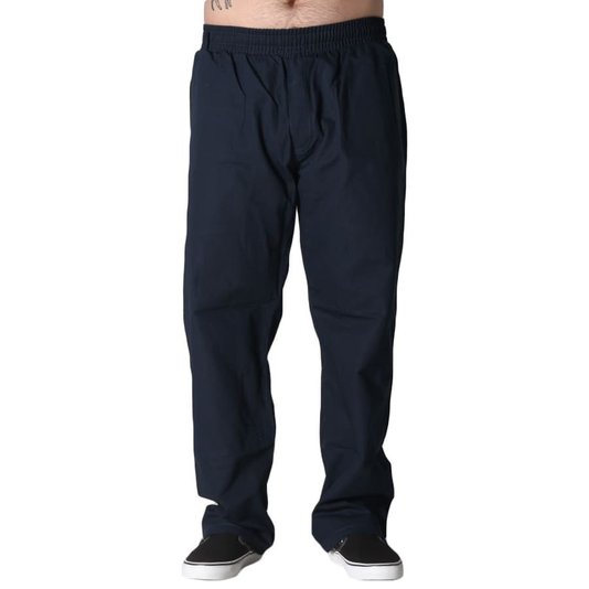 Calça Tupode Chino Leisure Elástico Azul Marinho