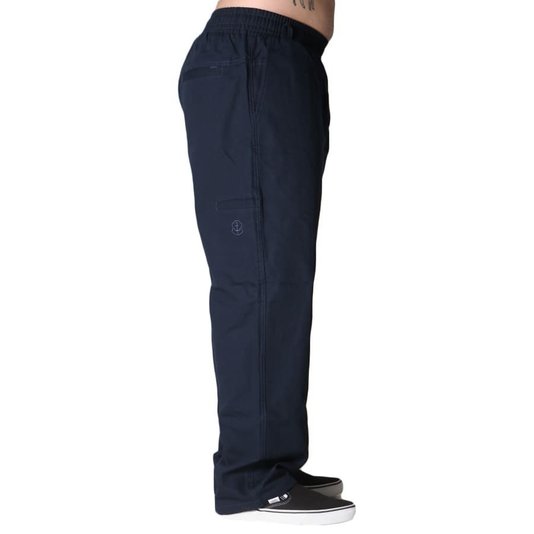 Calça Tupode Chino Leisure Elástico Azul Marinho