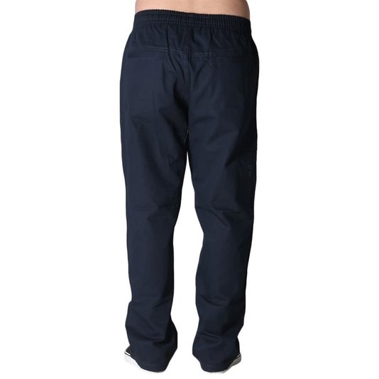 Calça Tupode Chino Leisure Elástico Azul Marinho