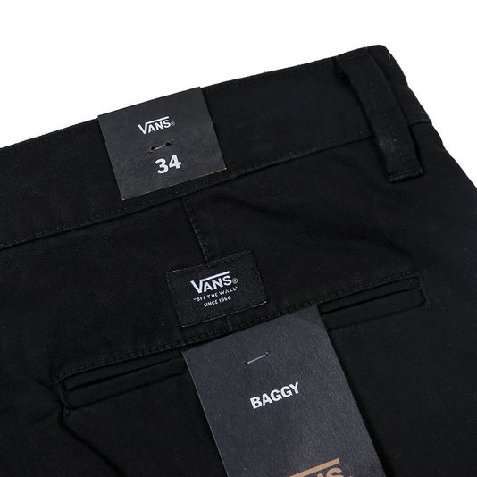 Calça Vans Authentic Chino Baggy Preto