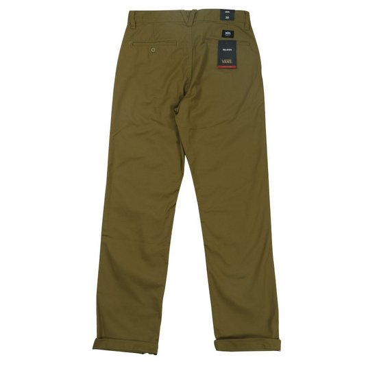 Calça Vans Authentic Chino Relaxed Caqui