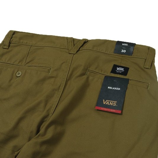 Calça Vans Authentic Chino Relaxed Caqui
