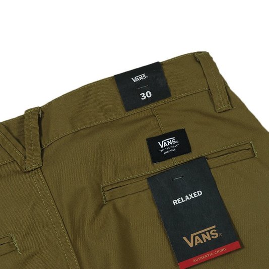 Calça Vans Authentic Chino Relaxed Caqui