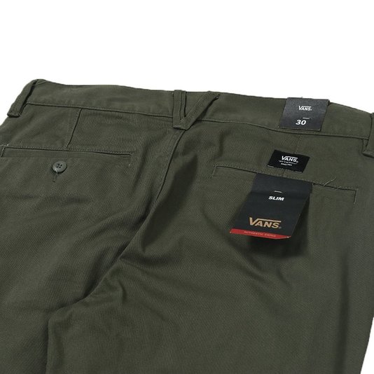 Calça Vans Authentic Chino Verde Militar