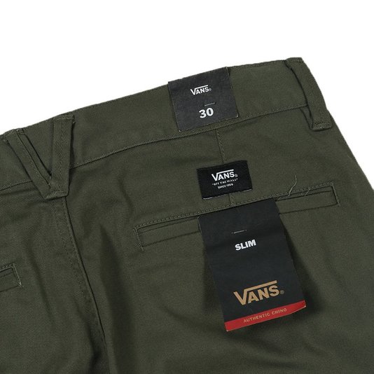 Calça Vans Authentic Chino Verde Militar