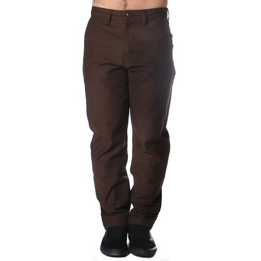 Calça Vans Chino Authentic Glide Demitass Marrom