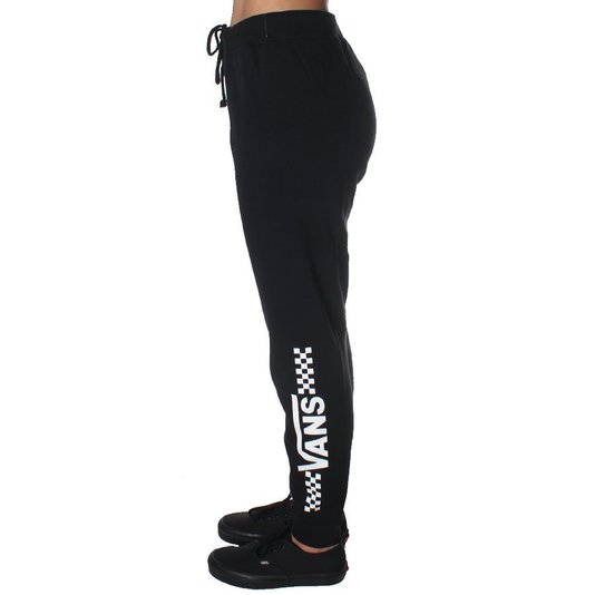 Calça Vans Fun Times Moletom Preto/Branco