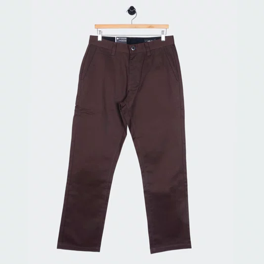 Calça Volcom Esp Frickin Chino Marrom