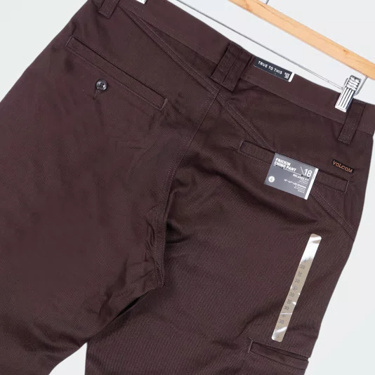 Calça Volcom Esp Frickin Chino Marrom