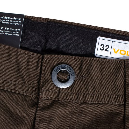 Calça Volcom Frickin Modern Imp Marrom