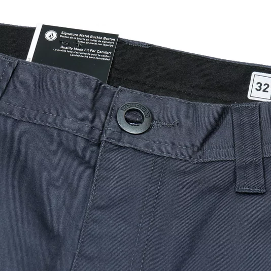 Calça Volcom Frickin Modern Stretch Cinza Escuro