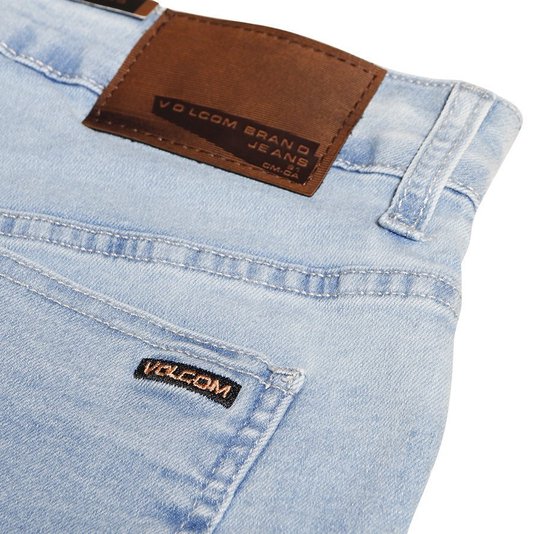 Calça Volcom Light Blue Kinkade Jeans