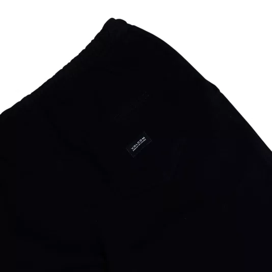 Calça Volcom Moletom Foreman Preto
