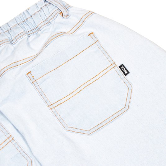 Calça Wats Jeans Balão Jeans Claro