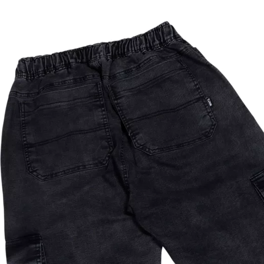 Calça Wats Jeans Cargo Box Preto