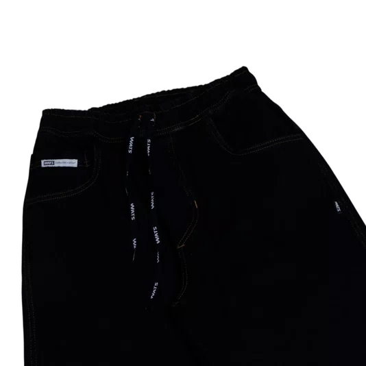Calça Wats Jeans Zat Reta Outline Preto