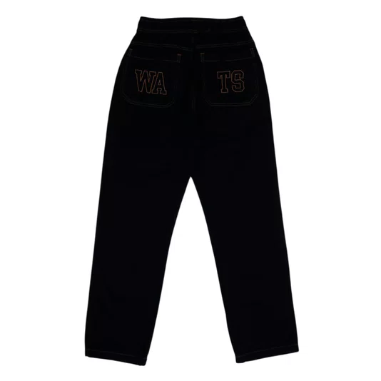 Calça Wats Jeans Zat Reta Outline Preto