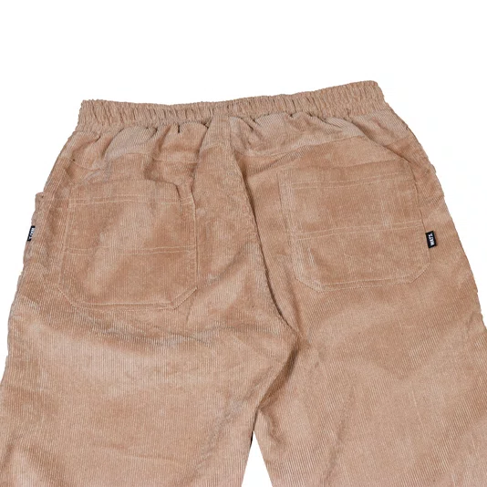 Calça Wats Reta Tradicional Veludo Caqui