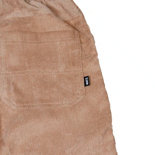 Calça Wats Reta Tradicional Veludo Caqui